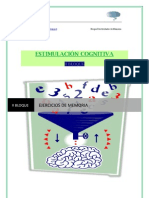 Estimulación Cognitiva. Ejercicios de Memoria.