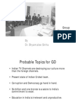 By Dr. Shyamalee Sinha: Group Discussion