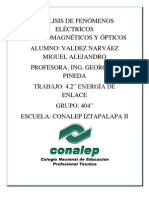 4.2 Energia de Enlace[1]