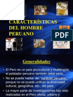 Características Del Hombre Peruano