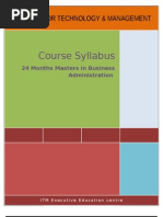 SMBA Syllabus Final