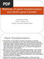 Download Plant Transformation and Direct Gene Transfer by kapy_123 SN15018649 doc pdf