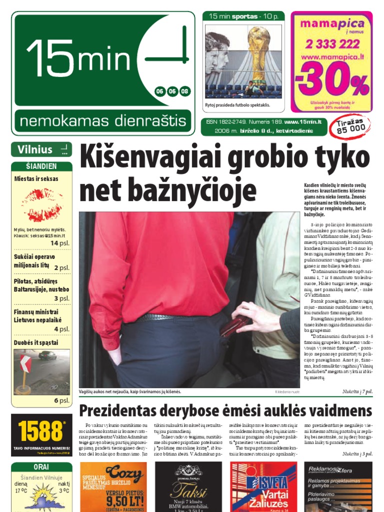 15min Vilnius 2006-06-08 | PDF