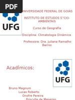 Trabalho de Climatologia