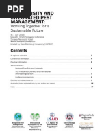 Download Biodiversity and Integrated Pest Management Conference Booklet by IPM Innovation LabIPM CRSP SN150196184 doc pdf