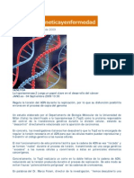 Herencia Genetica y Enfermedad 05-09-09