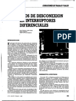 Tiempos de Desconexion en Interruptores Diferenciales PDF