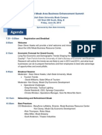 Agenda For The 2nd Annual Business Enhancement Summit