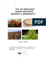 Perfil de Mercado CB10 - Quinua y Amaranto