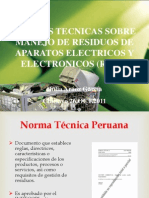 Normas Tecnicas Sobre Manejo de Residuos de Aparatos Electricos y Electronicos (Raee)