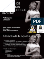 Tecnicas de Intromision Google-Hacking