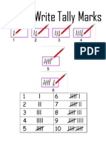 Tally Mark Chart