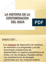 La Historia de La Contaminacion Del Agua