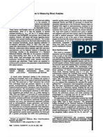 Current Analytical Approaches To Measuring Blood Analytes