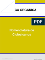 Nomenclatura de Cicloalcanos