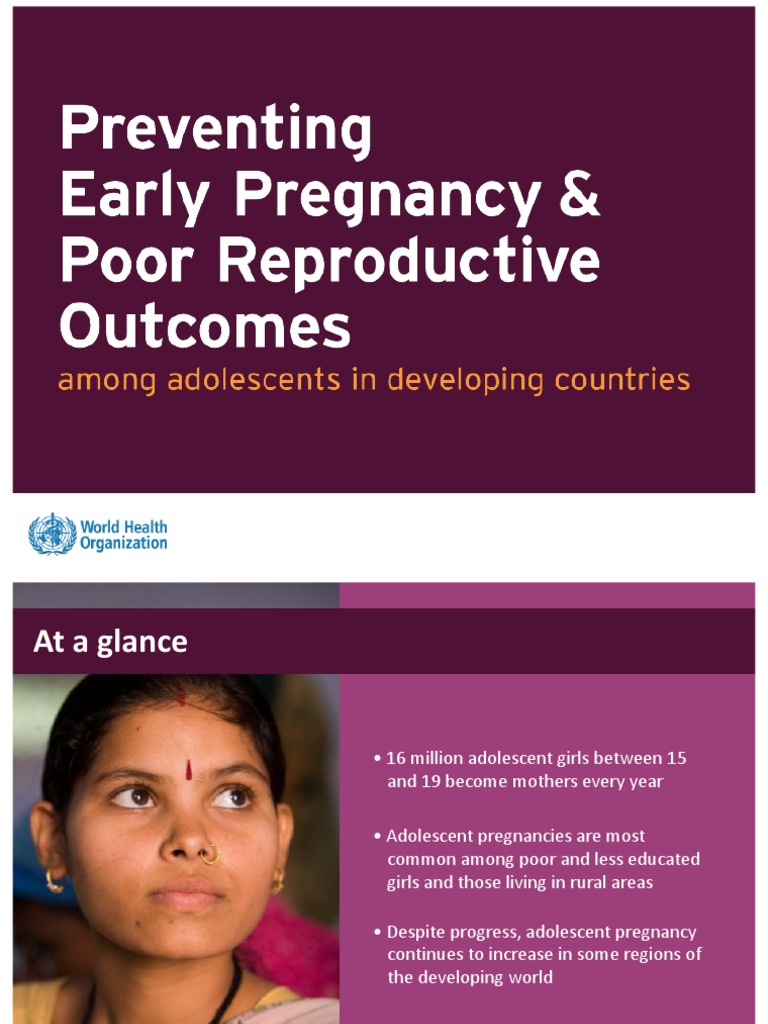 Adolescent Pregnancy: Risks and Solutions | PDF | Teenage Pregnancy ...