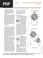 Sheave Groove Wear and Inspection Guide | PDF | Wear | Wire