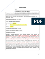 Proyecto Seguridad Alimentaria Indigenas Guaviare