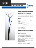 Cat 5e as Dupla Capa