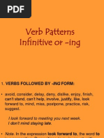 Verb Patterns