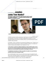 Snowden Termina Como Tom Hanks - La Política Exterior - Bild