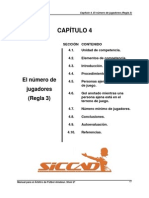 CAP. 4 EL NÚMERO DE JUGADORES regla 3