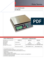 Báscula Comercial MFQ PDF