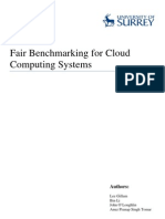 Fair Benchmarking For Cloud Computing Systems