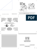 Singer Machine Manual