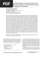 Download Differences in characteristics in patients with low back pain seeking manual or physical therapy by rapannika SN15031546 doc pdf