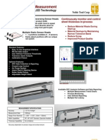 Measure Sheet Thickness with Laser Sensors