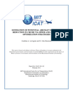 Estimation of Pot Fuel Burn Reduction in Cruise via Spd and Alt Opt Strategies