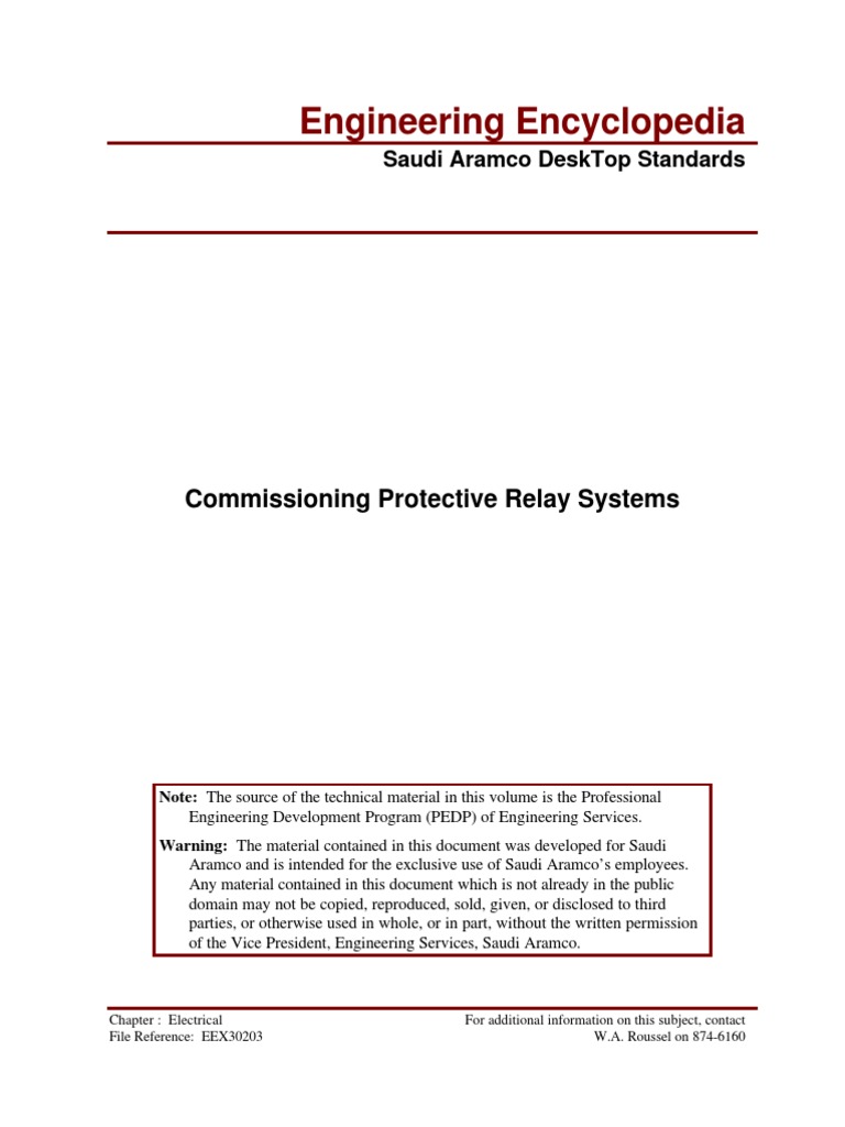 Commissioning Protective Relay Systems | PDF | Relay | Electromagnetic ...