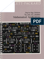 HP28S Math Apps Solution Manual