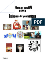 Religious Orgs Workbook