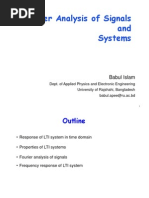 Fourier Analysis of Signals and Systems