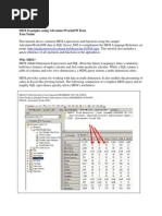 MDX Examples Using AdventureWorksDW Data