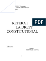 Referat Drept Constitutional