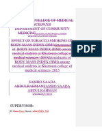 body mass index