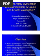 Download Cervical Artery Presentation by rapannika SN15033565 doc pdf