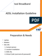 SBB ADSL Installation Guideline Ver 3.1