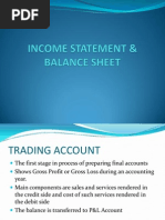 Income Statement & Balance Sheet-1