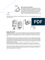 K-Tool - Thru The Lock Instructions