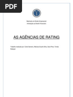 As Agências de Rating - trabalho escrito