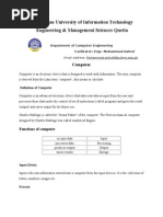 Baluchistan University of Information Technology Engineering & Management Sciences Quetta