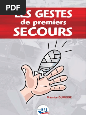 E1787 Les Gestes De Premiers Secours Pdf Saignement Medecine Clinique