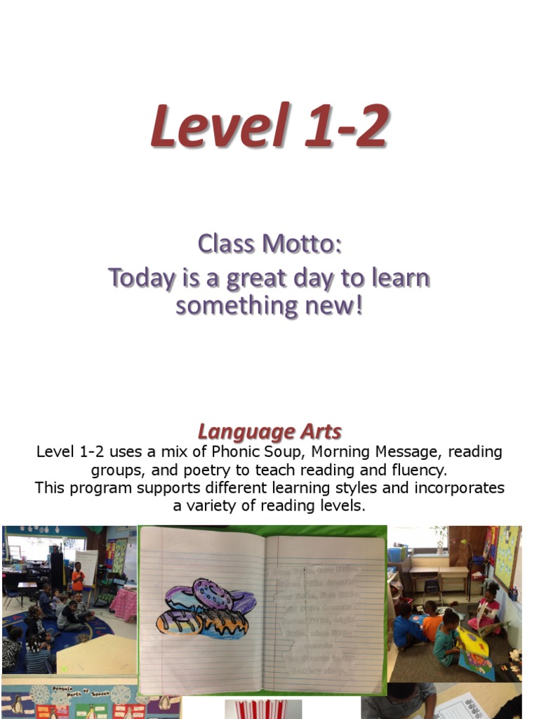 Level 1-2 Classroom Learning Strategies | PDF