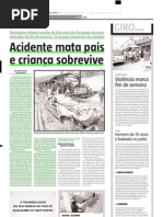 2004.10.11 - Acidente mata pais e criança sobrevive - Estado de Minas