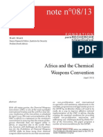Africa and the Chemical Weapons Convention