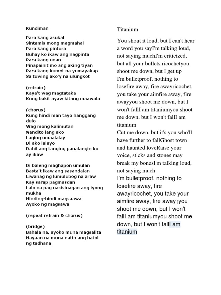 Kundiman | PDF